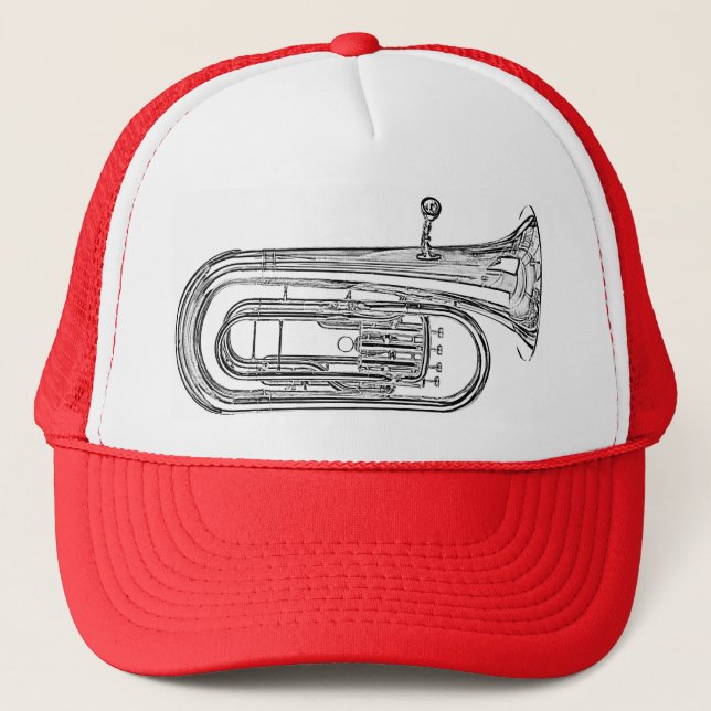 Casquette de sousaphone de tuba ou casquette de (Devant)