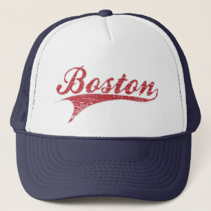 Casquette de stade de base-ball de Boston affligé