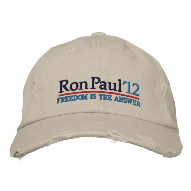 Casquette de style Campagne Ron Paul ’12 (Devant)