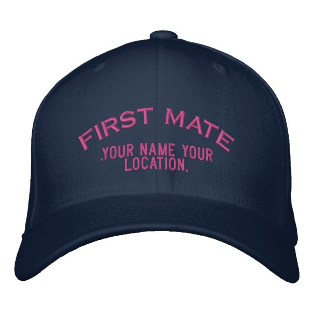 Casquette de style nautique personnalisé de premie (Devant)