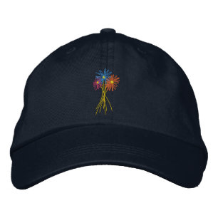 Casquette de Sun. Groupe de fleur. Marguerites