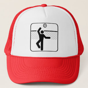 Casquette de symbole de volleyball