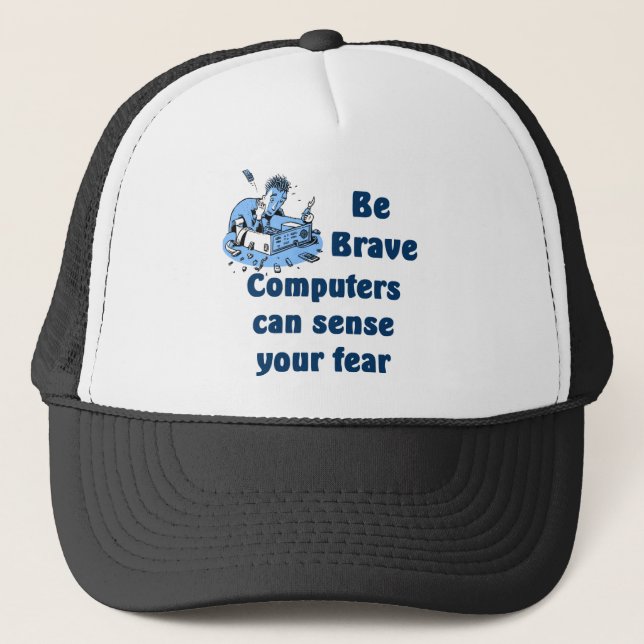 Casquette de technologie d'ordinateur (Devant)