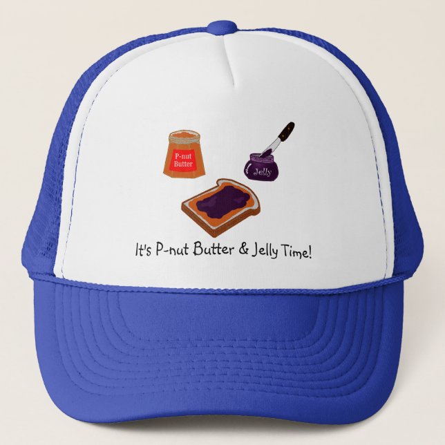 casquette de temps de beurre et de gelée de (Devant)