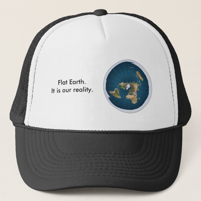 Casquette de Terre plate. C'est notre réalité. (Devant)