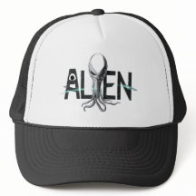 Casquette de texte Alien d'espace