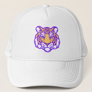 Casquette de tigre violet et or - Cadeau parfait