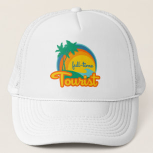 Casquette de touristes à plein temps