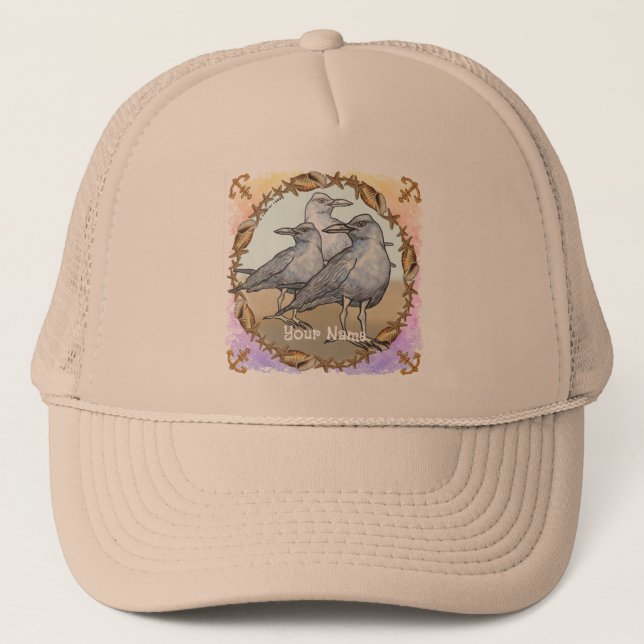 Casquette de trois mouettes (Devant)
