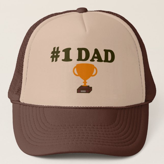 Casquette de trophée du papa #1 (Devant)