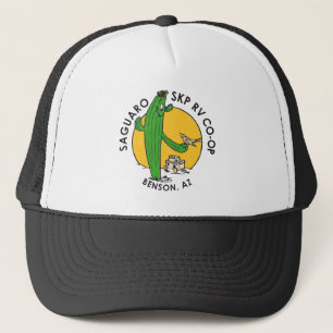 Casquette de type camion (blanc/noir)