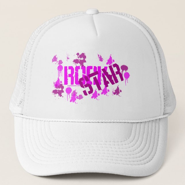 Casquette de vedette du rock, casquette de maille (Devant)