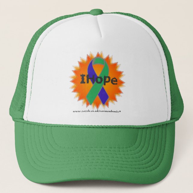 Casquette de vert de ruban du feu d'IH * IH * (Devant)