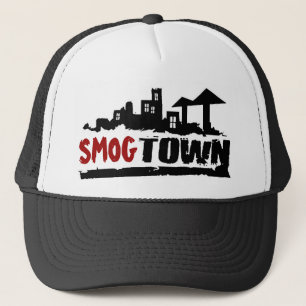 Casquette de ville de brouillard enfumé