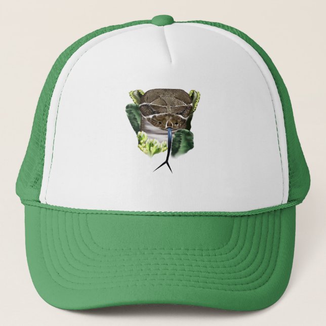 Casquette de visage de serpent de hochet (Devant)