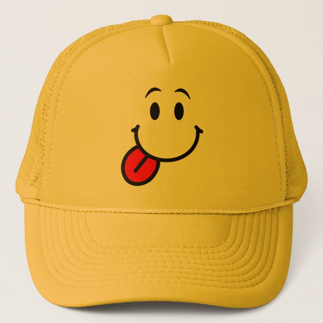 Casquette de visage heureux (Devant)