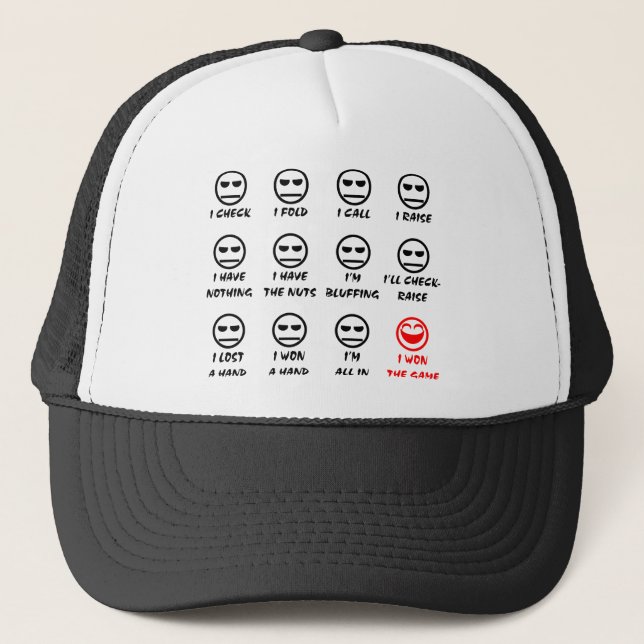 Casquette "de visages de tisonnier" (Devant)
