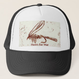 Casquette de vol classique de truites "Brown oreil