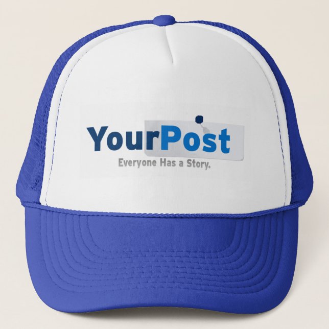 Casquette de YourPost bleu-clair (Devant)