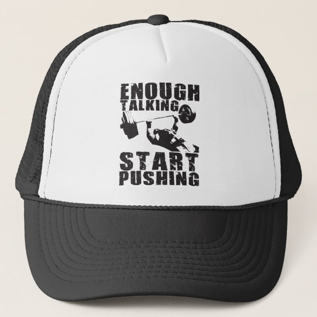 Casquette Début de la poussée - Presse de banc - Motivation  (Devant)