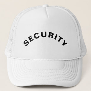 Casquette Déclaration de texte de SÉCURITÉ personnalisable B