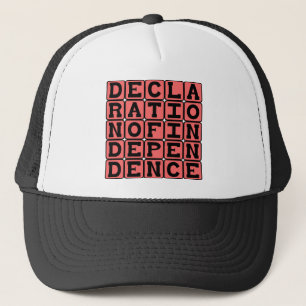 Casquette Déclaration d'indépendance
