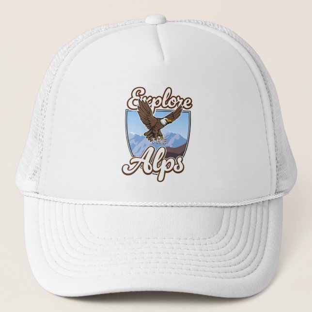 Casquette Découvrez les Alpes (Devant)