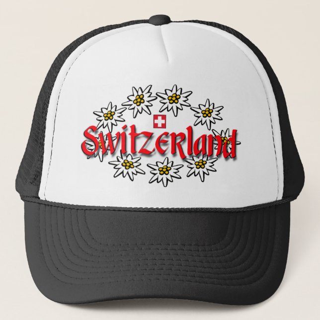 Casquette d'edelweiss de la Suisse (Devant)
