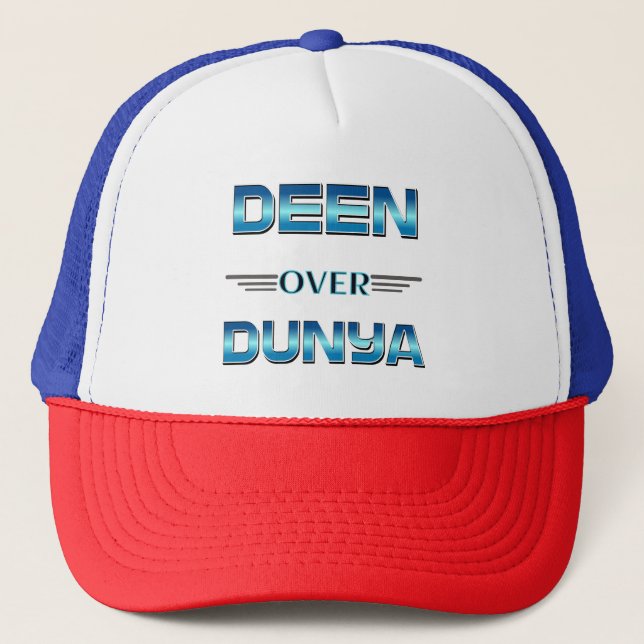 Casquette Deen Sur La Chemise Dunya. (Devant)