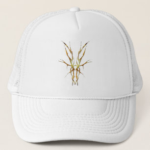 Casquette Deer Skull Tribal Design pour les chasseurs de cer