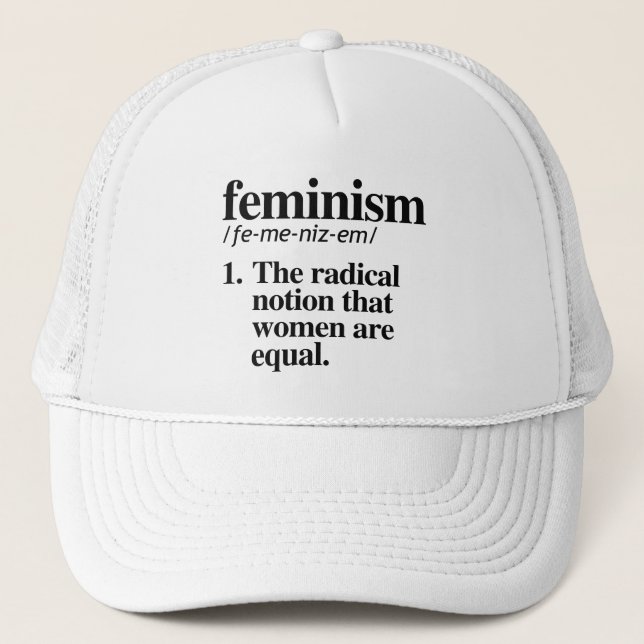 CASQUETTE DÉFINITION FÉMINISTE (Devant)