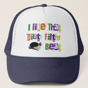 Casquette dégoûtant sale de battement
