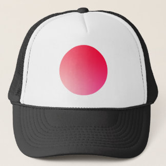 Casquette Dégradé de cercle rouge Vignette Design Abstrait