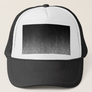 Casquette Dégradé en argent et en Parties scintillant noire