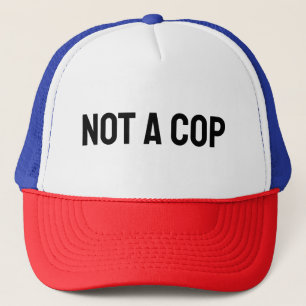 Casquette déguisement drôle d'agent de la force publique