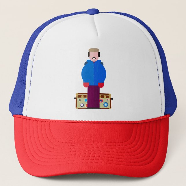 Casquette Del Griffith – Chapeau de camionneur en mousse (Devant)