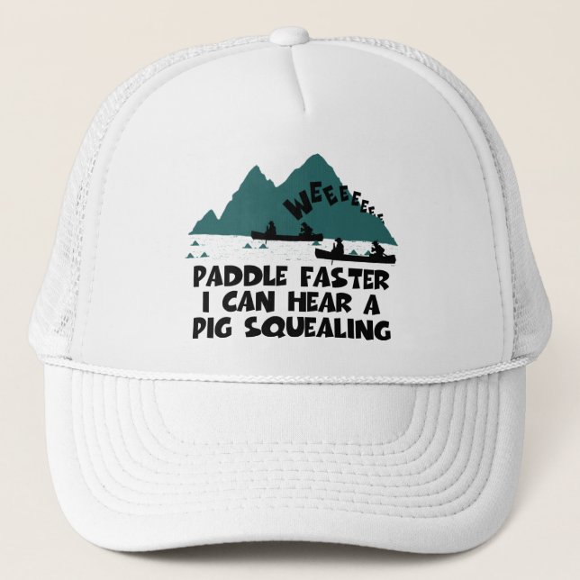 Casquette Délivrance, cri aigu peu de parodie porcine (Devant)
