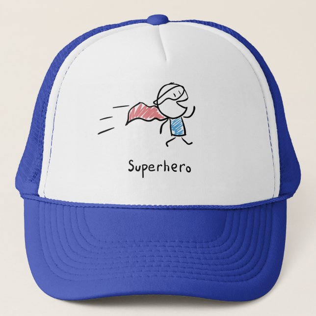Casquette d'éloge de superhéros (Devant)