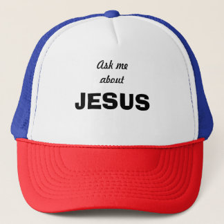 Casquette Demandez-moi à propos de Jésus T-shirt