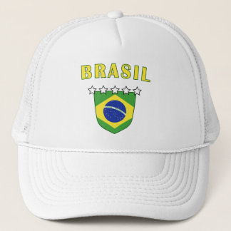 Casquette d'emblème du Brésil