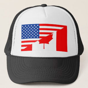 Casquette demi de pays des Etats-Unis de drapeau des