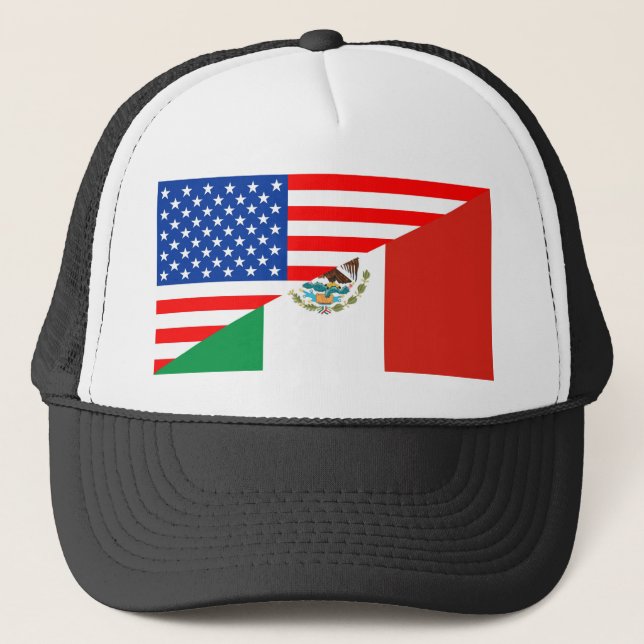 Casquette demi de pays des Etats-Unis de drapeau des (Devant)