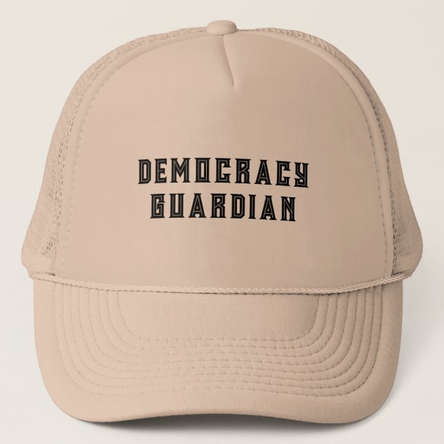 Casquette Démocratie Gardien Design Tex (Devant)