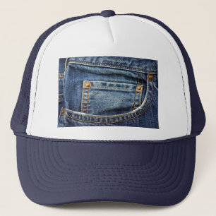 Casquette Denim - poche de blue-jean