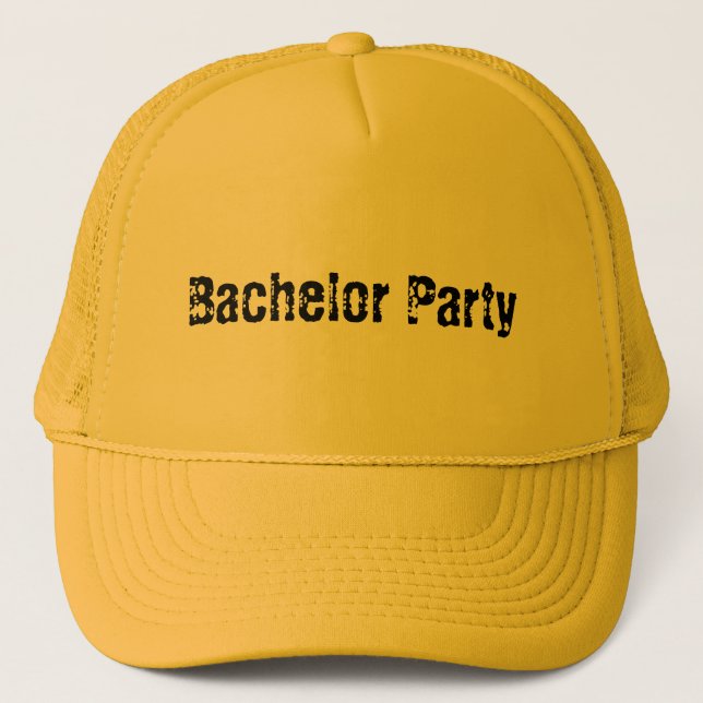 Casquette d'enterrement de vie de jeune garçon (Devant)