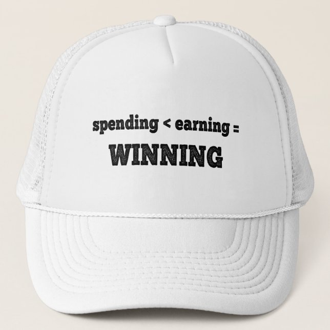 Casquette Dépenser Moins Que Gagner (Devant)