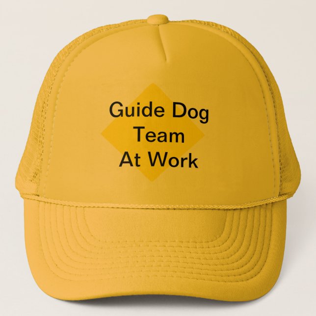 Casquette d'équipe de chien de guide (Devant)