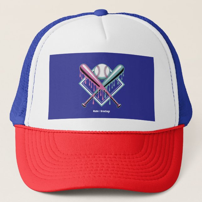 Casquette Dérive De Baseball Pour Garçons Bateau À Crème Gla (Devant)