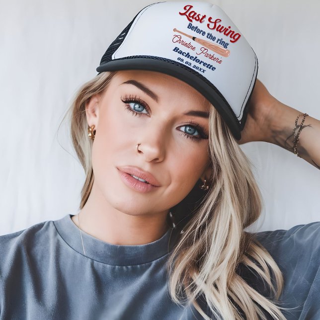 Casquette Dernier balancement avant le Baseball Bachelorette (Créateur téléchargé)