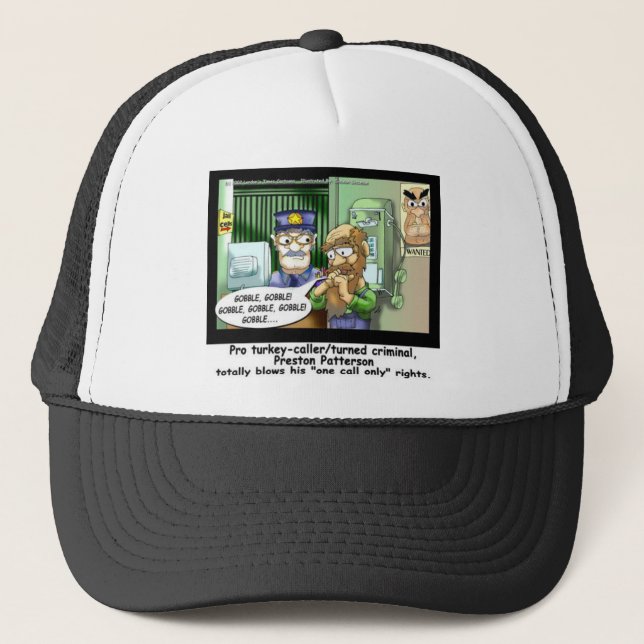 Casquette Dernier Call 4 Turkeys Drôle Drôle Dons Cartoon (Devant)